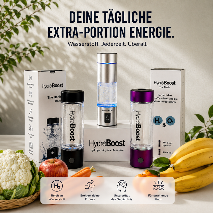 HydroBoost - Dein Upgrade in jeder Flasche