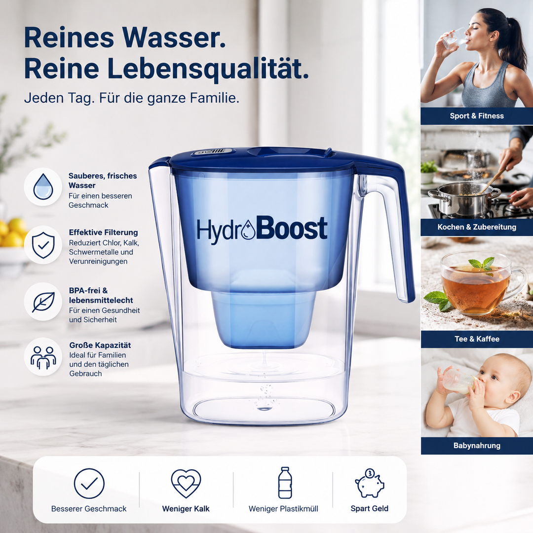 The Pure Wasserfilter - inkl. 1x Kartusche